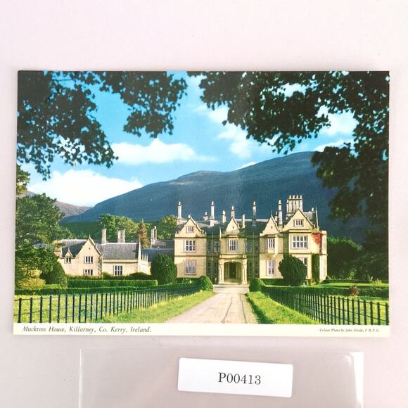 Muckross House, Killarney, Co Kerry Ireland John Hinde 1960s Postcard Manor Park - Picture 1 of 2